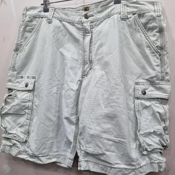 [SOLD OUT] 칼하트 카고 반바지 베이지 사이즈40