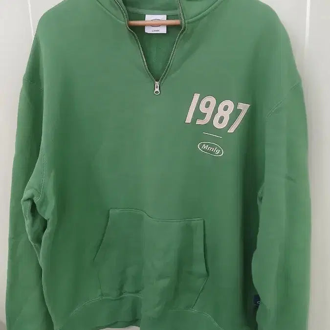 [BUNJANG] Mmlg Green Half Zip-up L Size / Mmlg 그린 하프집업 L사이즈 상태좋음