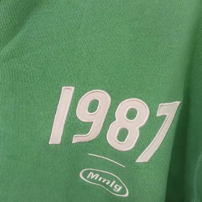 [BUNJANG] Mmlg Green Half Zip-up L Size / Mmlg 그린 하프집업 L사이즈 상태좋음