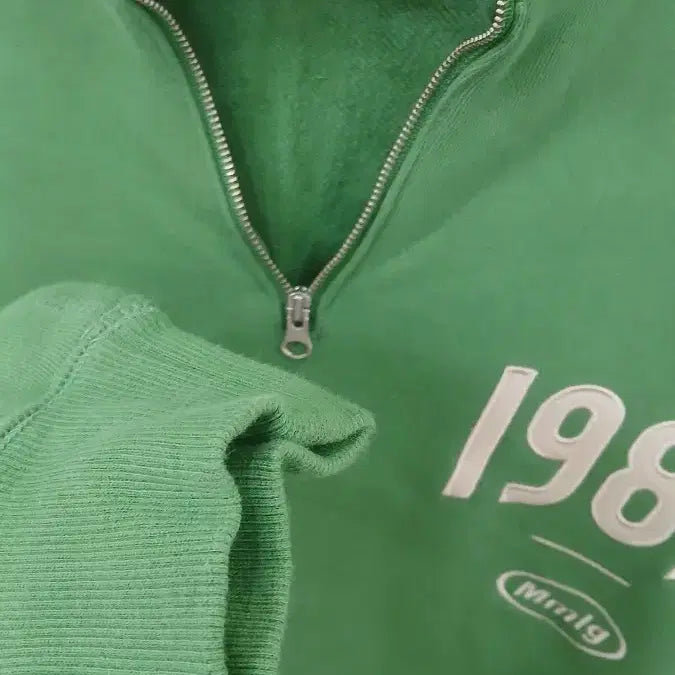[BUNJANG] Mmlg Green Half Zip-up L Size / Mmlg 그린 하프집업 L사이즈 상태좋음