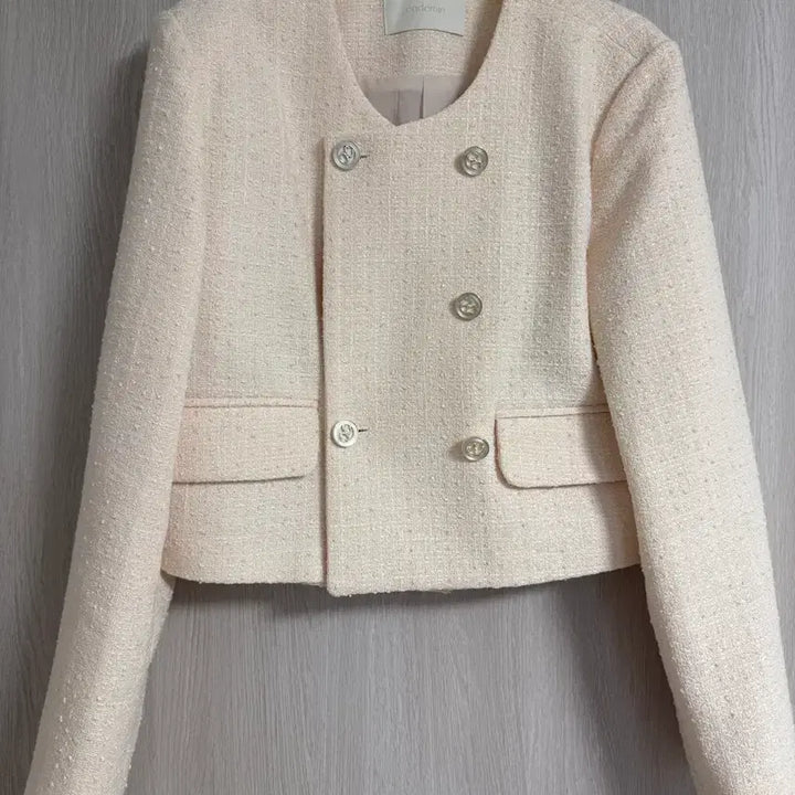 [SOLD OUT] 온드민 트위드 자켓 핑크