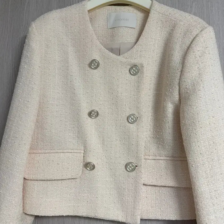 [SOLD OUT] 온드민 트위드 자켓 핑크