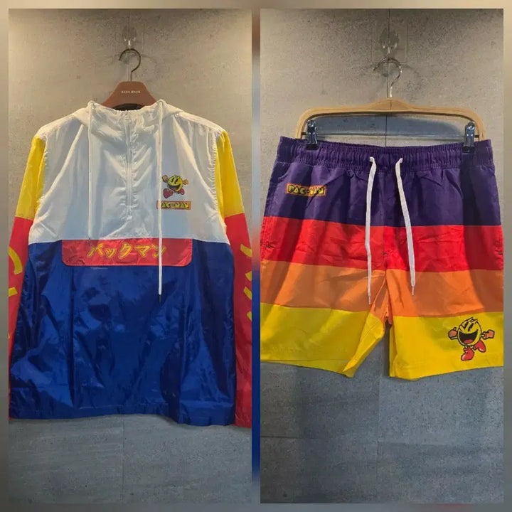 [SOLD OUT] PAC MAN. 바람막이 세트. 미착.