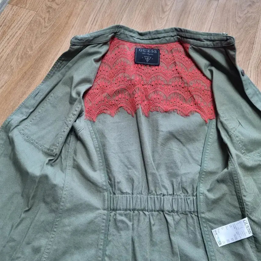 [BUNJANG] Guess Studded Vest Khaki / 게스 스터드 조끼 카키