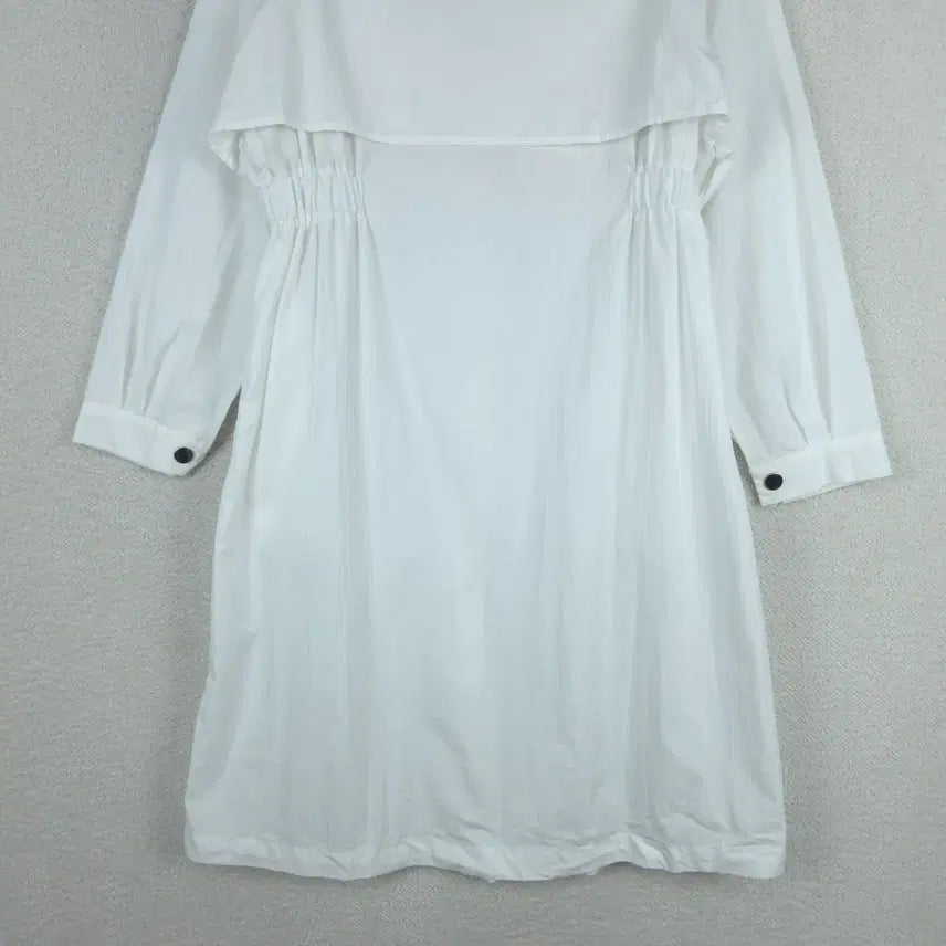 [SOLD OUT] 반에이크 여성 화이트 바람막이 롱자켓(55~66)