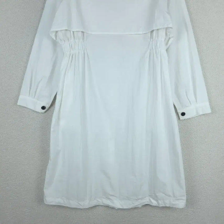 [SOLD OUT] 반에이크 여성 화이트 바람막이 롱자켓(55~66)