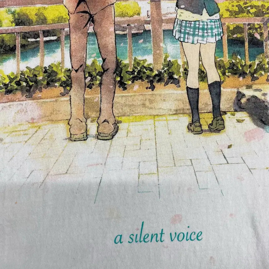 [BUNJANG] Anime Bootleg T-Shirt / 목소리의형태 부틀렉 애니메이션 티셔츠