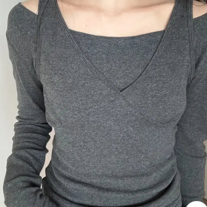 [BUNJANG] The Bone Toys Layered Tank Top Set / 더보느 토이즈 긴팔 레이어드 나시 세트