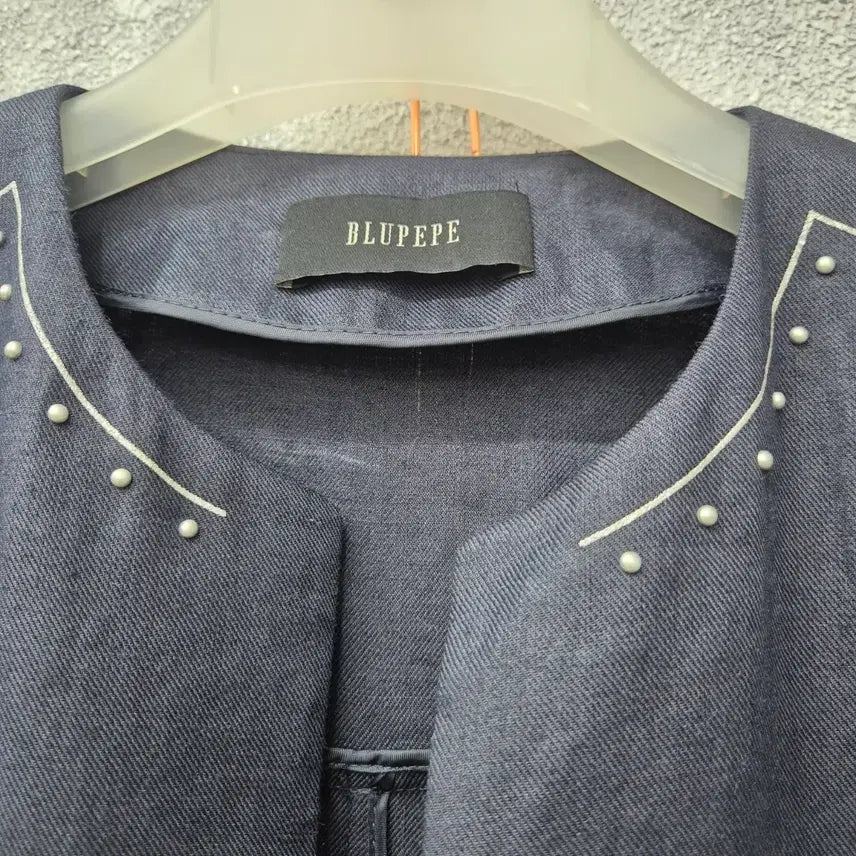 [BUNJANG] Blue Pepe Linen Long Jacket / 블루페페 마100 %  롱자켓 66~77초