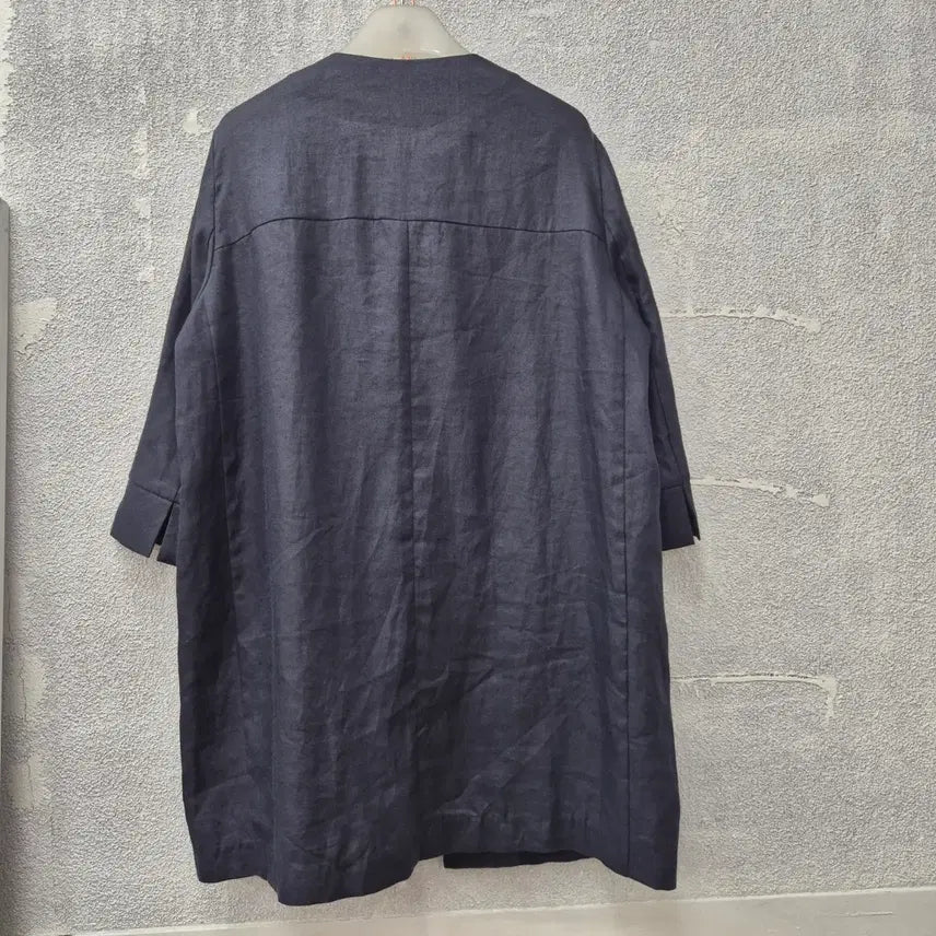 [BUNJANG] Blue Pepe Linen Long Jacket / 블루페페 마100 %  롱자켓 66~77초