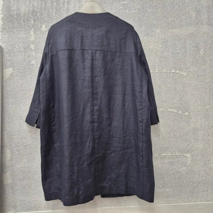 [BUNJANG] Blue Pepe Linen Long Jacket / 블루페페 마100 %  롱자켓 66~77초