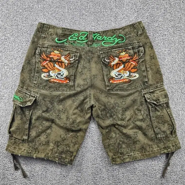 [SOLD OUT] 에드하디 크리스찬 오디저 카고 쇼츠 반바지 ( 38" ) / 11890