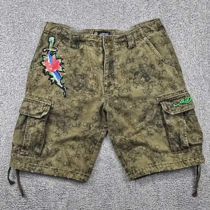 [SOLD OUT] 에드하디 크리스찬 오디저 카고 쇼츠 반바지 ( 38" ) / 11890