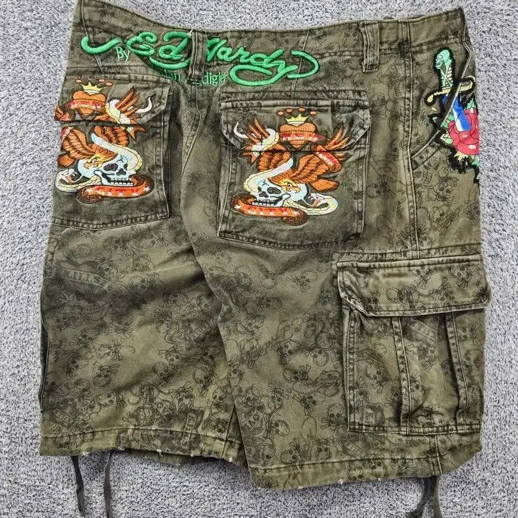 [SOLD OUT] 에드하디 크리스찬 오디저 카고 쇼츠 반바지 ( 38" ) / 11890