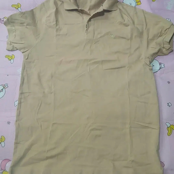 [SOLD OUT] 버버리 베이지 반팔 폴로티 M(실측)(국내)(100)