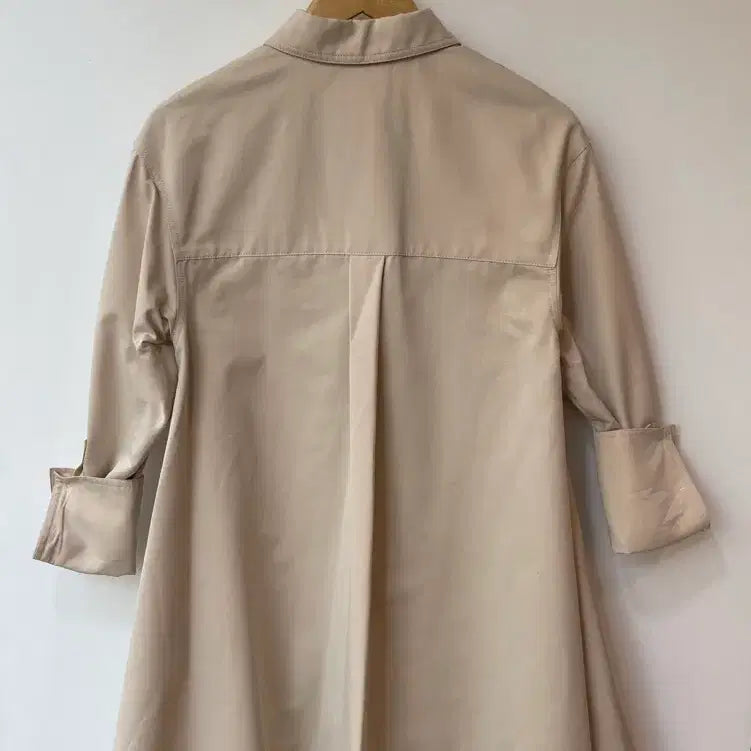 [BUNJANG] Ami-D Beige Shirt Dress / 베이지 셔츠 원피스