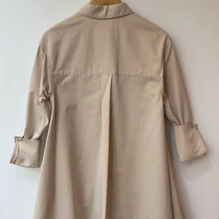 [BUNJANG] Ami-D Beige Shirt Dress / 베이지 셔츠 원피스