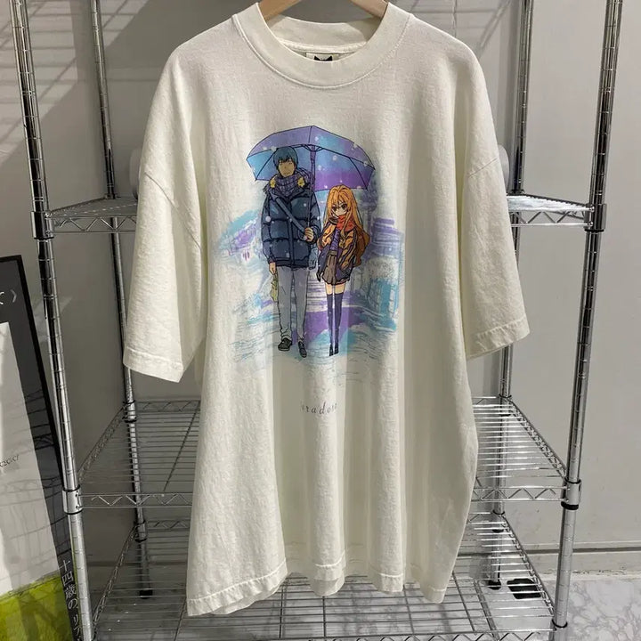 [BUNJANG] Toradora Bootleg Animation T-Shirt / 토라도라 부틀렉 애니메이션 티셔츠