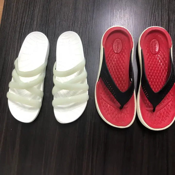 [BUNJANG] Crocs Slippers Bundle Set / 크록스 조리 / 슬리퍼 2켤레