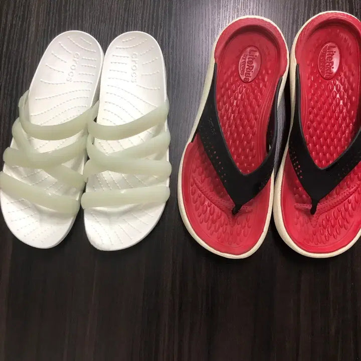 [BUNJANG] Crocs Slippers Bundle Set / 크록스 조리 / 슬리퍼 2켤레