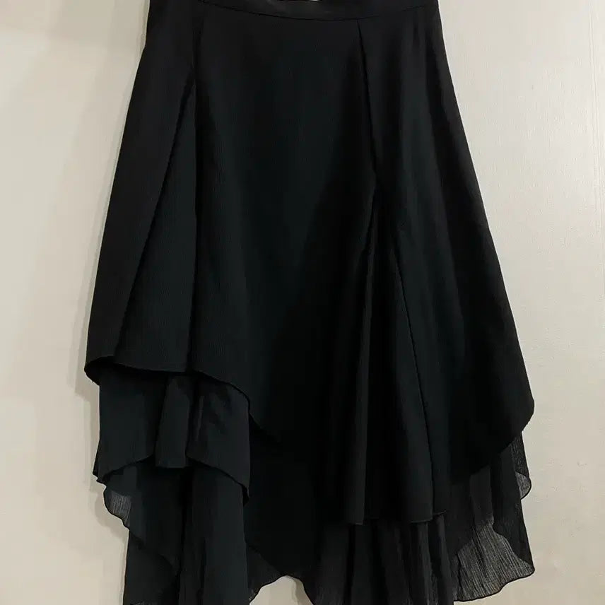 [BUNJANG] Miseki Seoul Unbalanced Layered Skirt - Black / [새상품] 미세키서울 언발란스 레이어드 스커트 블랙 2