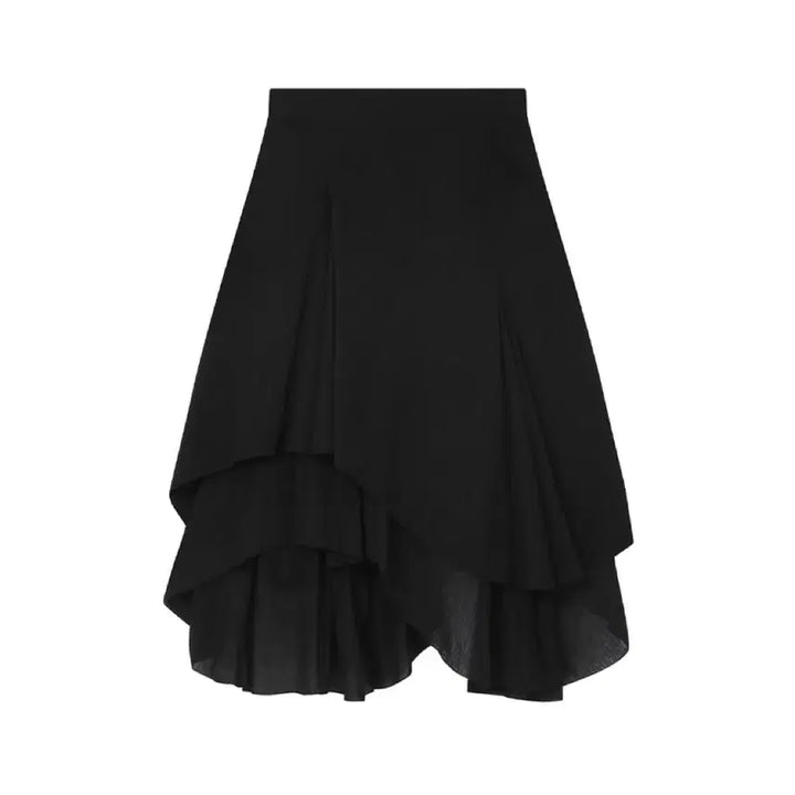 [BUNJANG] Miseki Seoul Unbalanced Layered Skirt - Black / [새상품] 미세키서울 언발란스 레이어드 스커트 블랙 2