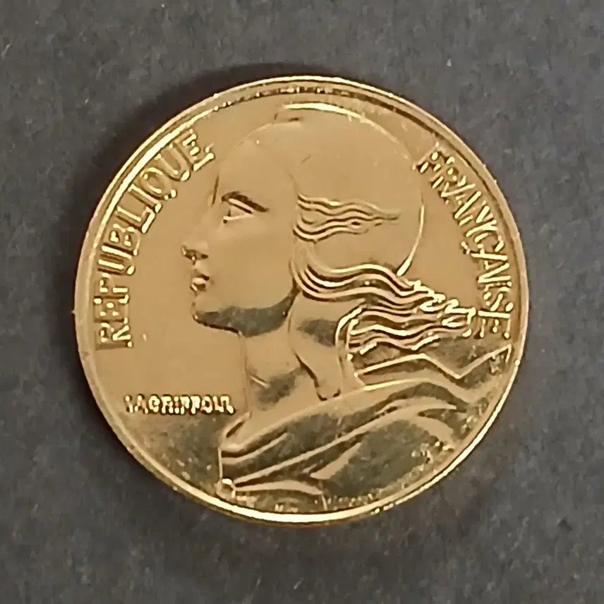 [BUNJANG] France 1995 5 Francs Coin Uncirculated / "미사용" 프랑스 1995년 5상팀 동전 주화