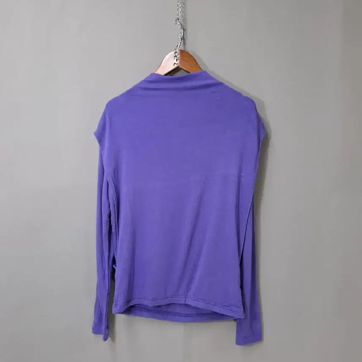 [SOLD OUT] 보라색 이중 슬림핏 긴팔 티셔츠