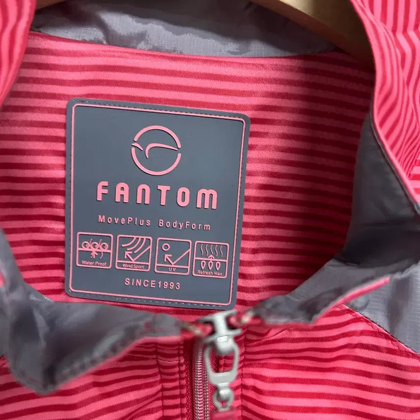 [BUNJANG] FANTON Stripe Windbreaker Jacket / FANTON First 스트라이프 바람막이 110