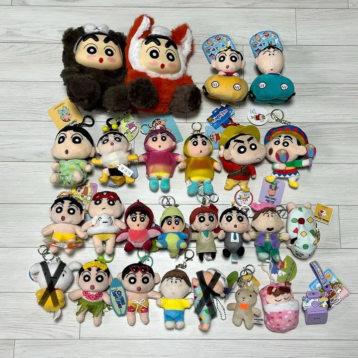 [BUNJANG] Crayon Shin-chan Doll Keyring Figure / 짱구는못말려 인형 키링, 피규어 무조건 개당 5천원
