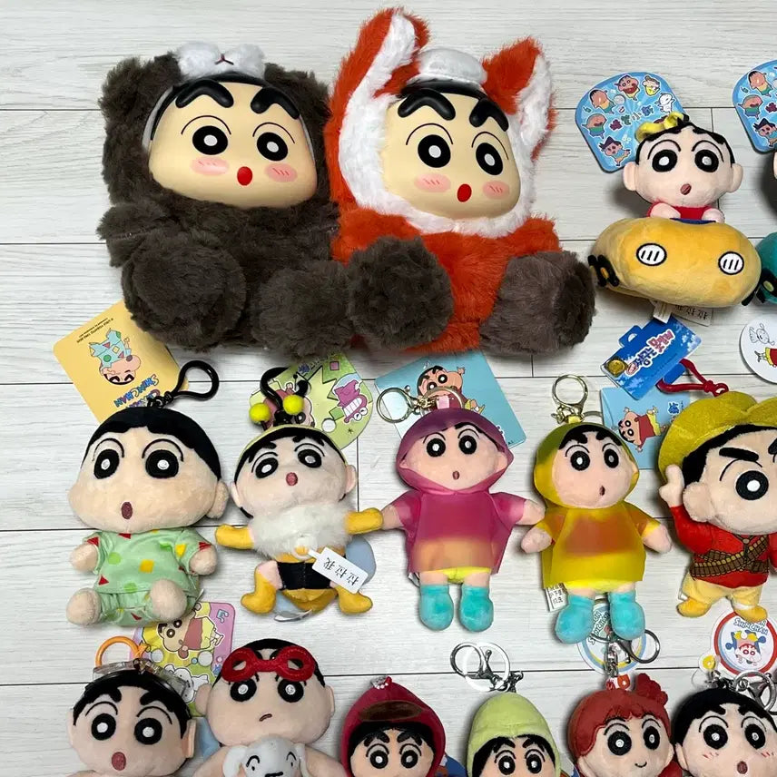 [BUNJANG] Crayon Shin-chan Doll Keyring Figure / 짱구는못말려 인형 키링, 피규어 무조건 개당 5천원