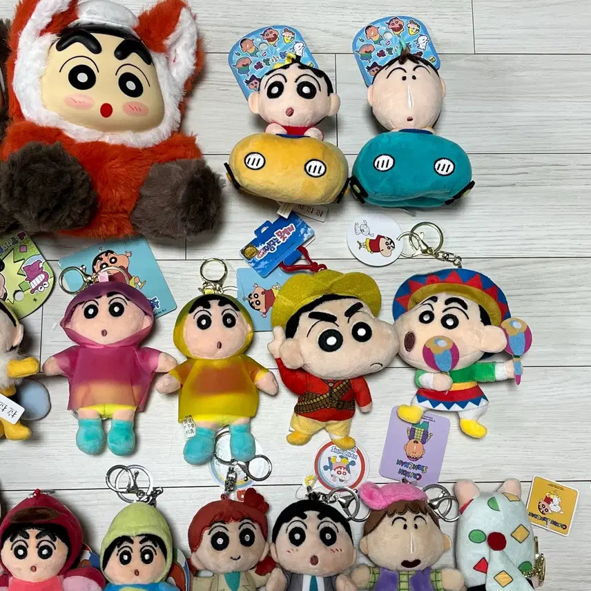 [BUNJANG] Crayon Shin-chan Doll Keyring Figure / 짱구는못말려 인형 키링, 피규어 무조건 개당 5천원
