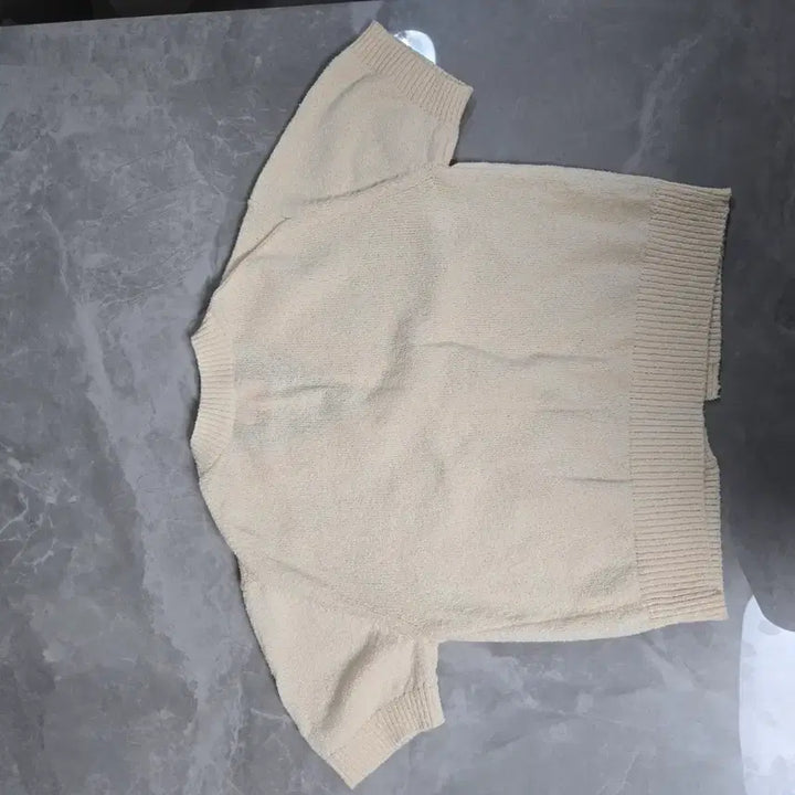 [BUNJANG] Lee V-neck Cardigan Set / Lee 반팔 가디건 아이보리 세트
