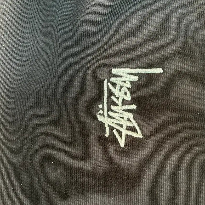 [BUNJANG] Stussy Basic Hoodie Zip-up Black / 스투시 베이직 후드집업 블랙(공홈구매)
