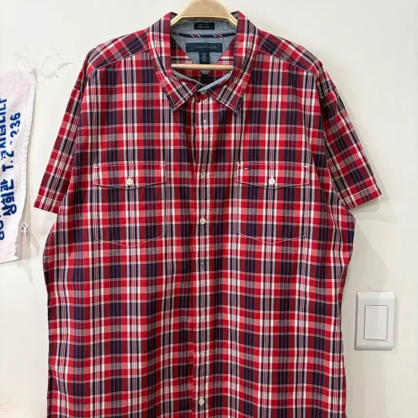 [BUNJANG] Tommy Hilfiger Short Sleeve Shirt / 504. 타미힐피거 반팔셔츠