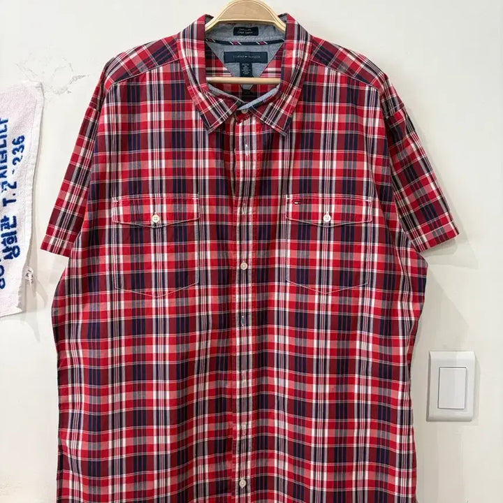 [BUNJANG] Tommy Hilfiger Short Sleeve Shirt / 504. 타미힐피거 반팔셔츠