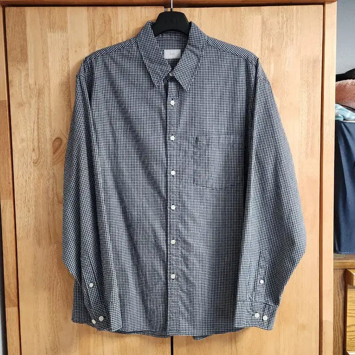 [BUNJANG] Aeseup Check Pattern All Day Comfy Shirt L / 애습 잔잔한 체크 패턴의 올데이 컴피 셔츠 L