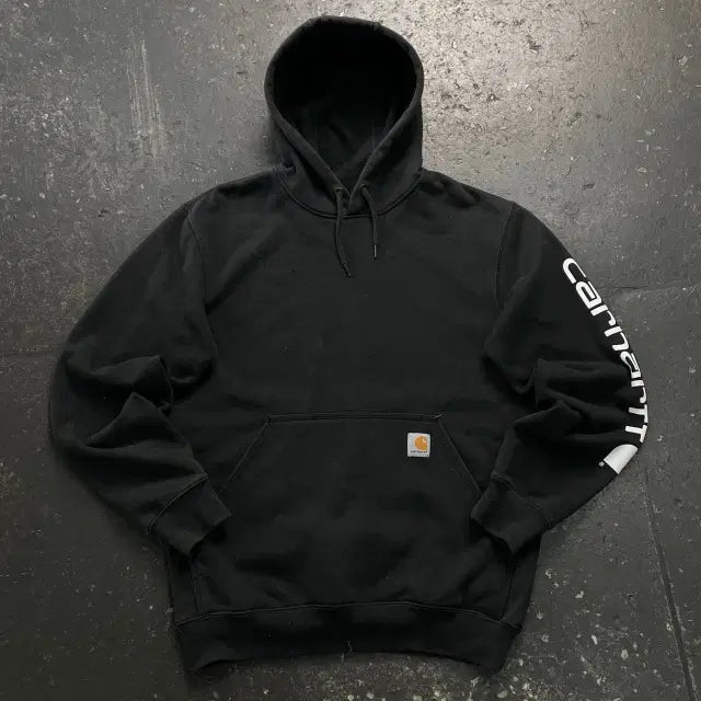 [SOLD OUT] 95 칼하트 암 레터링 후드티