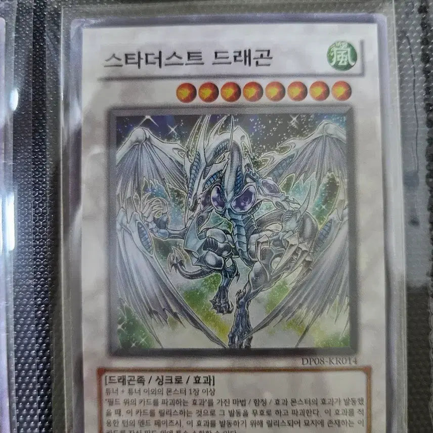 [BUNJANG] Stardust Dragon DP08 Super Rare Card / 스타더스트 드래곤 DP08 슈퍼레어