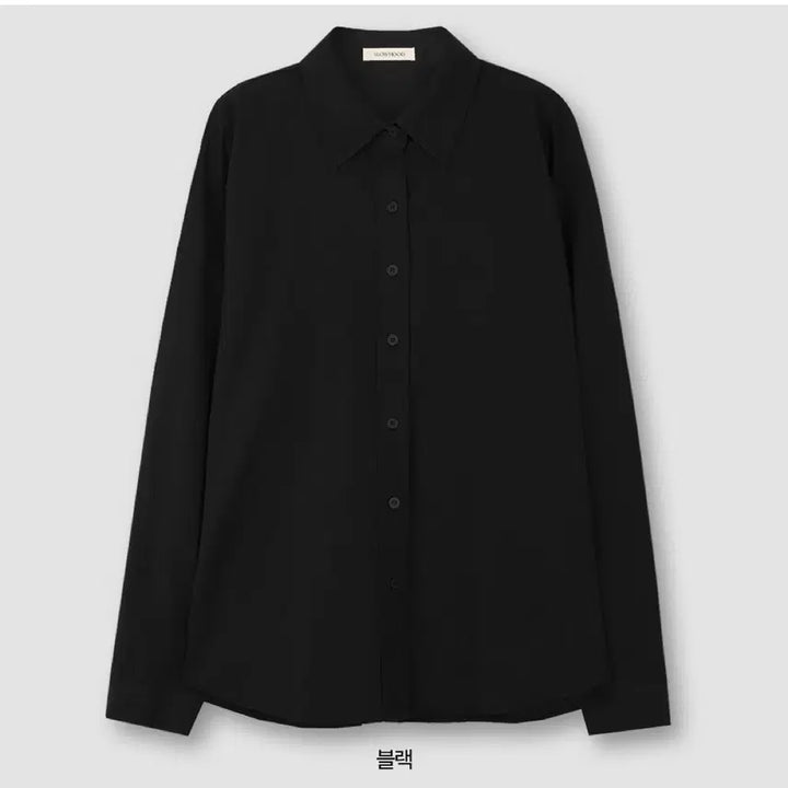 [BUNJANG] Slow and Boy Autumn Single-Button Shirt (Fleece), Black / [옷장정리]슬로우앤드 보이 어텀 단작셔츠 기모 블랙