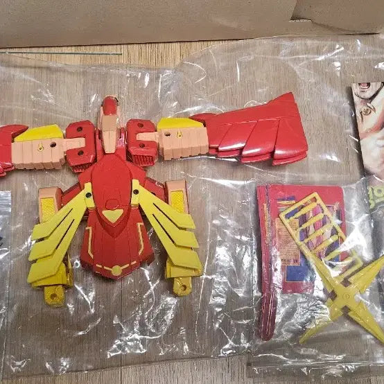 [BUNJANG] Pobai Science Phoenix Conan (Modified for Aeowood, includes Aeowood 2 Head and Wings) / 뽀빠이과학 불사조코난(개조용 우뢰매2헤드날개포함)
