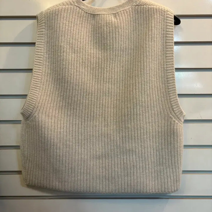 [BUNJANG] COOS Knit Vest Ivory / COOS 코스 니트 베스트 아이보리