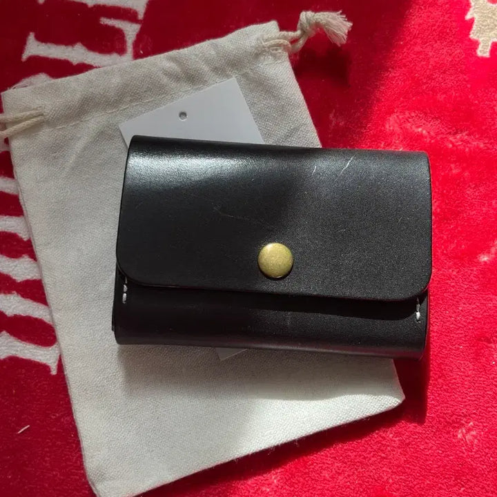 [BUNJANG] Vegetable Tanned Cowhide Mini Card Wallet / 베지터블 소가죽 미니 가죽지갑 카드지갑