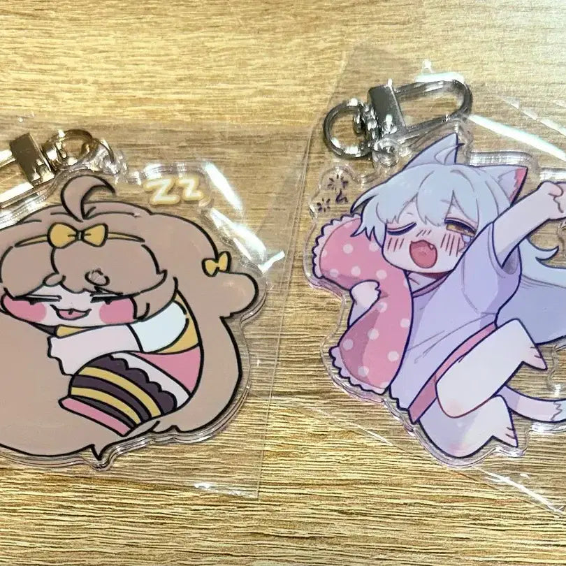 [BUNJANG] Trickcal Butter Comi Acrylic Keyring Bundle Set / (일괄) 트릭컬 버터 코미 아크릴 키링 세트