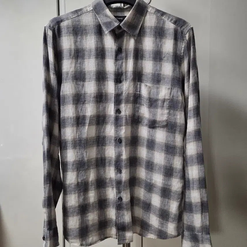 [BUNJANG] Theory Irving Linen Shirt / 띠어리 Theory 어빙 린넨셔츠 멀티