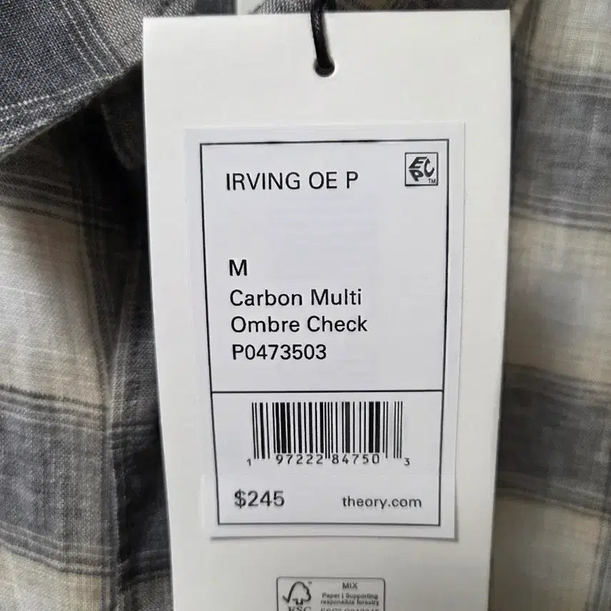 [BUNJANG] Theory Irving Linen Shirt / 띠어리 Theory 어빙 린넨셔츠 멀티