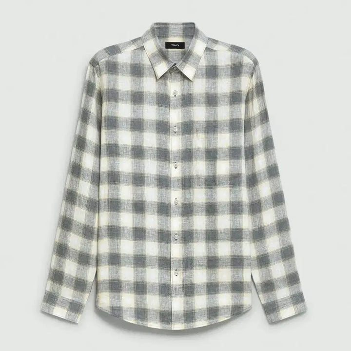 [BUNJANG] Theory Irving Linen Shirt / 띠어리 Theory 어빙 린넨셔츠 멀티