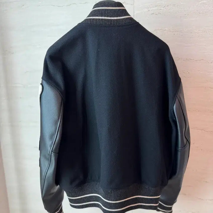 [BUNJANG] Capital Varsity Jacket - Black / 캐피탈 본 바시티 블랙 [1]