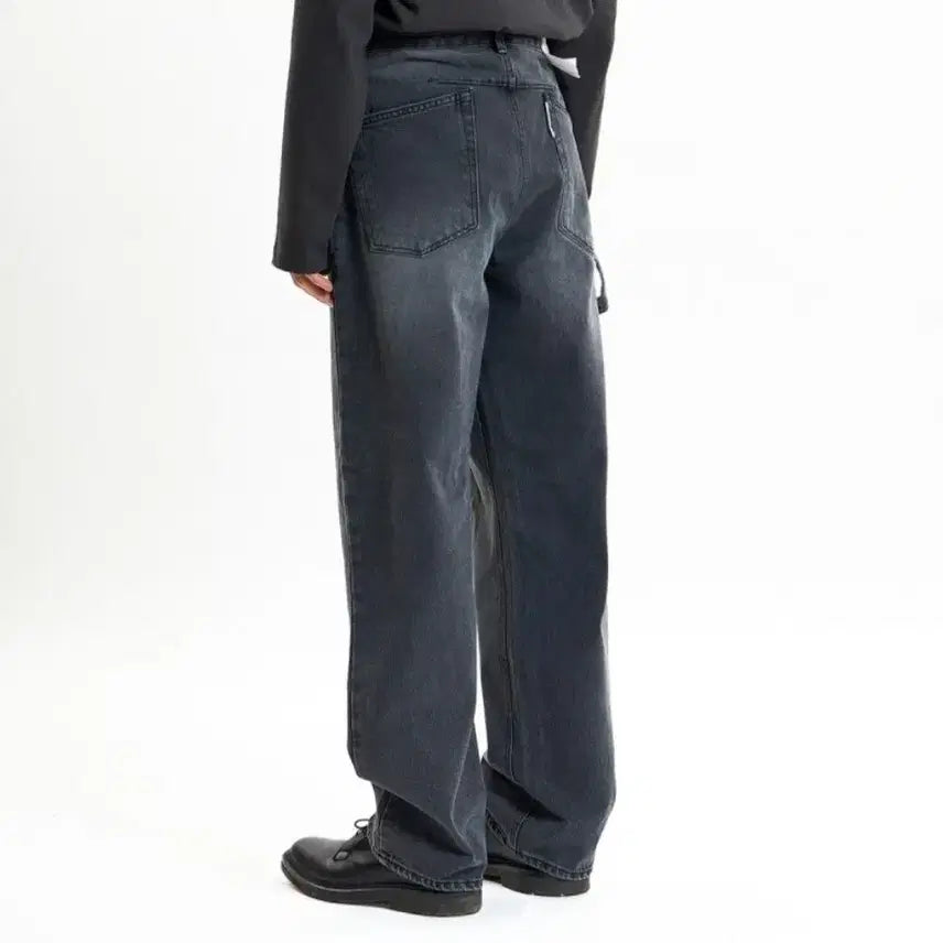 [BUNJANG] Unaffected Washed Denim Wide Pants / 언어펙티드 워싱 데님 와이드 팬츠