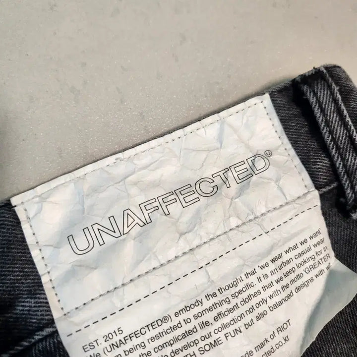 [BUNJANG] Unaffected Washed Denim Wide Pants / 언어펙티드 워싱 데님 와이드 팬츠